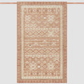 Handwoven Rug with Soft Geometric Pattern | Warm Neutral Tone